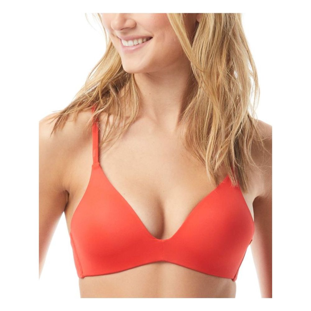 VINCE CAMUTO SWIM Women's Red Stretch Fixed Cups Riviera Swimsuit Top M